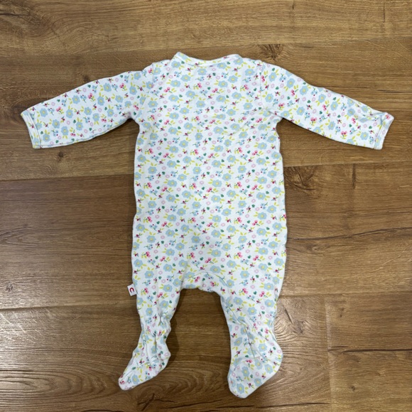 Magnetic Me Floral 100% Cotton Onesie - Picture 2 of 3